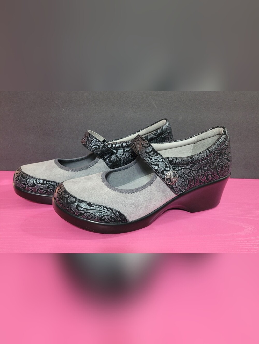 Alegria Mary Jane Wedge Shoes MAY-263 Size 41 (1408)